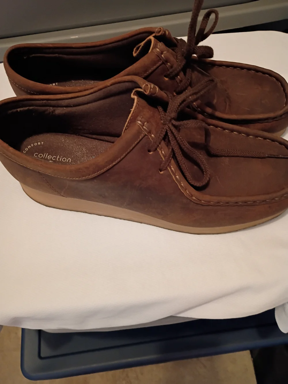 Men’s Brown Leather Lace-Up Casual Shoes